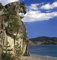 獅子岩（三重県熊野市）Shishi-Iwa Rock(Mie Pref Kumano city)